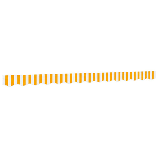 vidaXL Awning Valance Replacement Yellow and White Stripe 350 cm