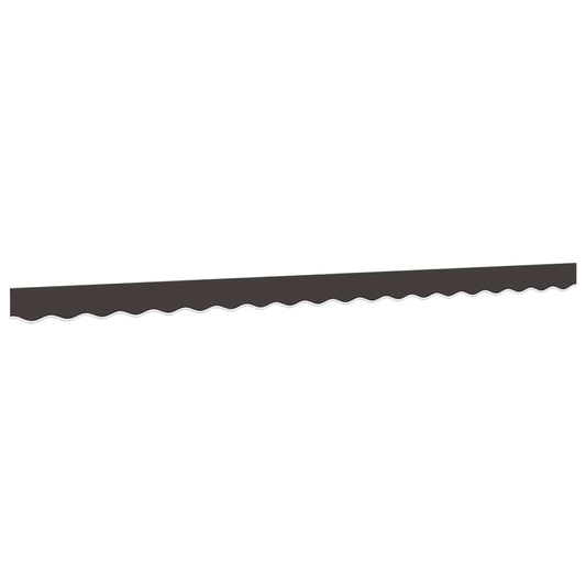 vidaXL Awning Valance Replacement Anthracite Stripe 500 cm