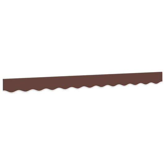 vidaXL Awning Valance Replacement Brown Stripe 300 cm