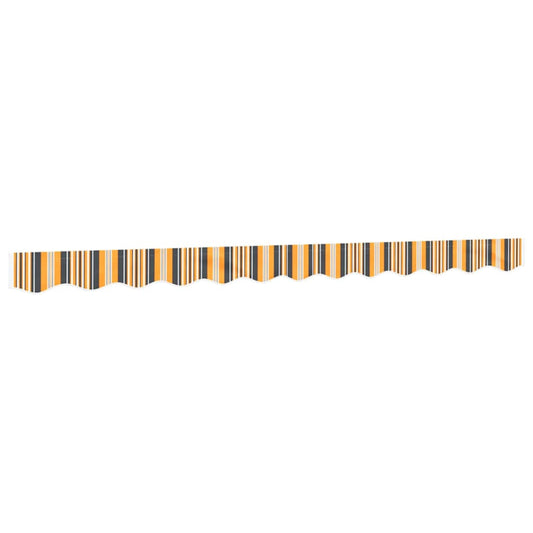 vidaXL Awning Valance Replacement Yellow and Grey Stripe 300 cm