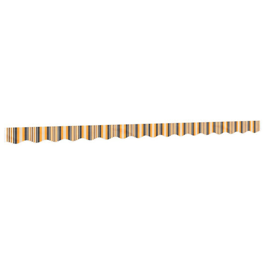 vidaXL Awning Valance Replacement Yellow and Grey Stripe 400 cm