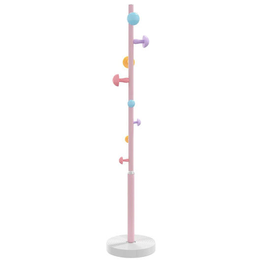 vidaXL Coat Stand Pink 172 cm Powder-coated Iron