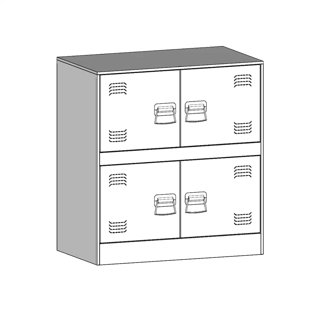 vidaXL Sideboard Anthracite 67x39x73 cm Steel