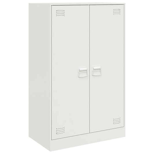 vidaXL Sideboard White 67x39x107 cm Steel