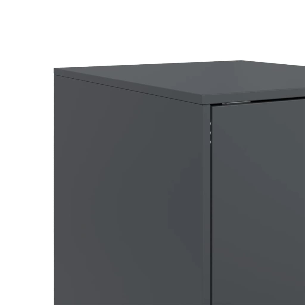 vidaXL Sideboard Anthracite 34,5x39x107 cm Steel