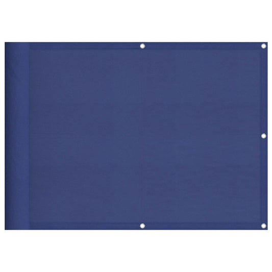 vidaXL Balcony Screen Blue 75x700 cm 100% Polyester Oxford