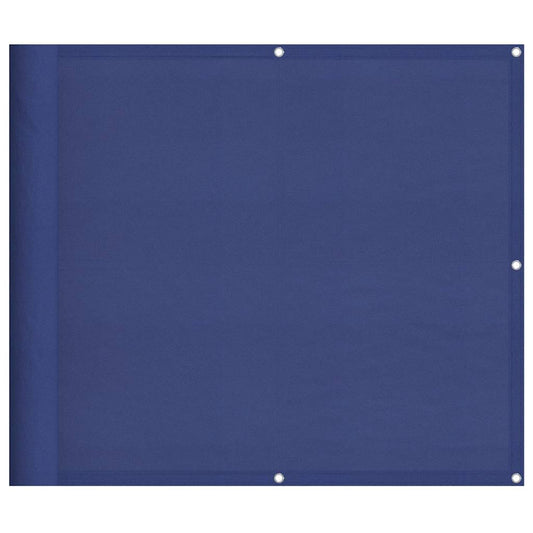 vidaXL Balcony Screen Blue 90x1000 cm 100% Polyester Oxford