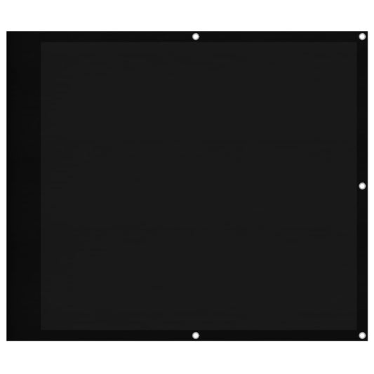 vidaXL Balcony Screen Black 90x800 cm 100% Polyester Oxford