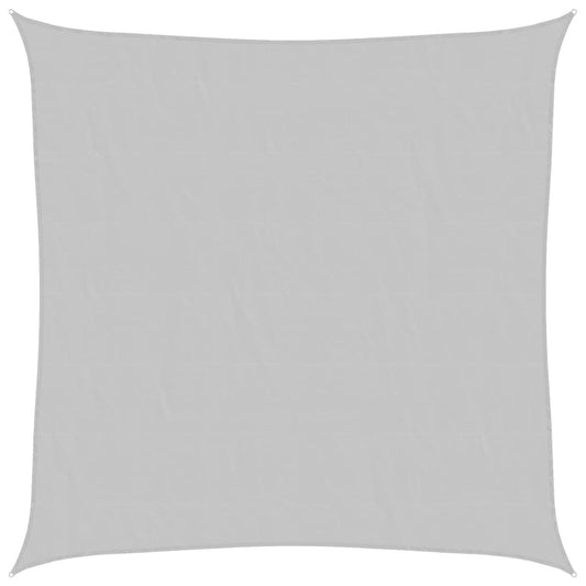 vidaXL Sun Shade Sail Light Grey 3.6x3.6 m 100% Polyester Oxford