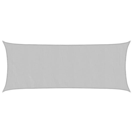 vidaXL Sun Shade Sail Light Grey 4.5x2 m 100% Polyester Oxford