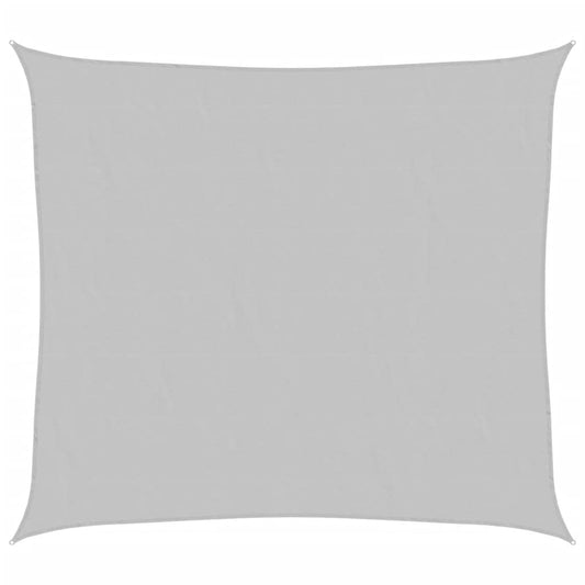 vidaXL Sun Shade Sail Light Grey 3x2.5 m 100% Polyester Oxford