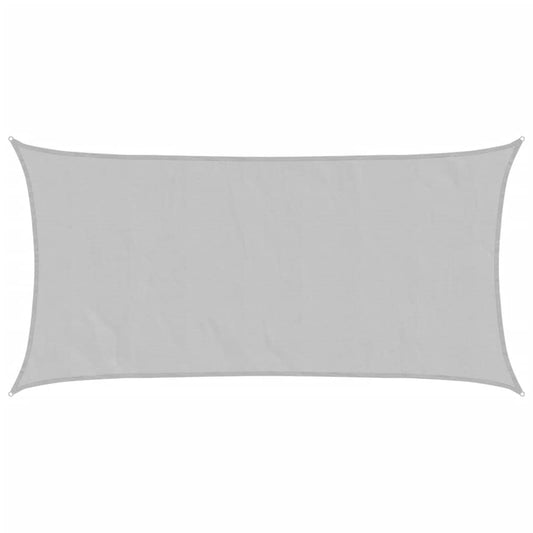 vidaXL Sun Shade Sail Light Grey 6x3 m 100% Polyester Oxford