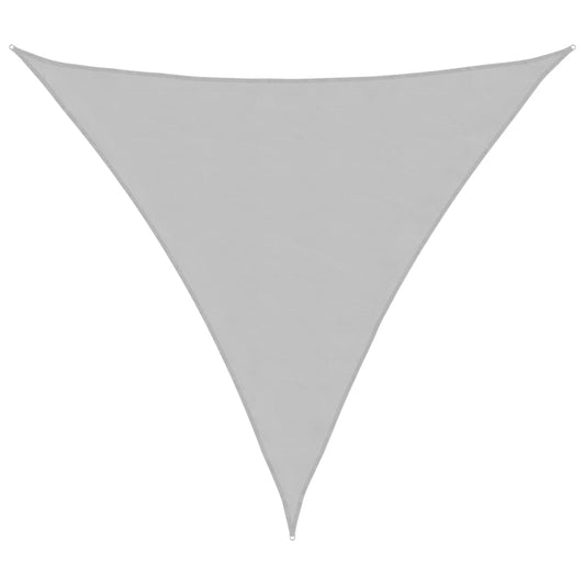 vidaXL Sun Shade Sail Light Grey 3.6x3.6x3.6 m 100% Polyester Oxford
