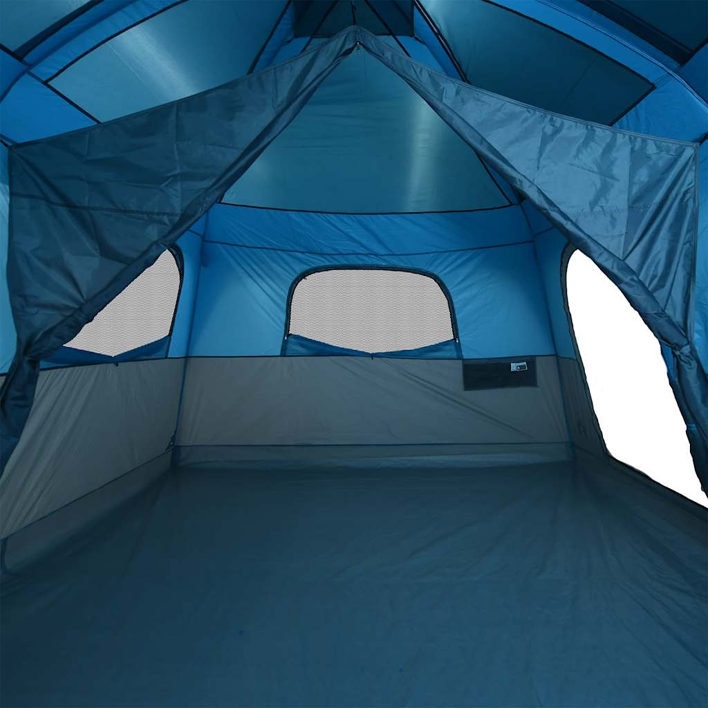 vidaXL Family Tent Cabin 8-Person Blue Waterproof