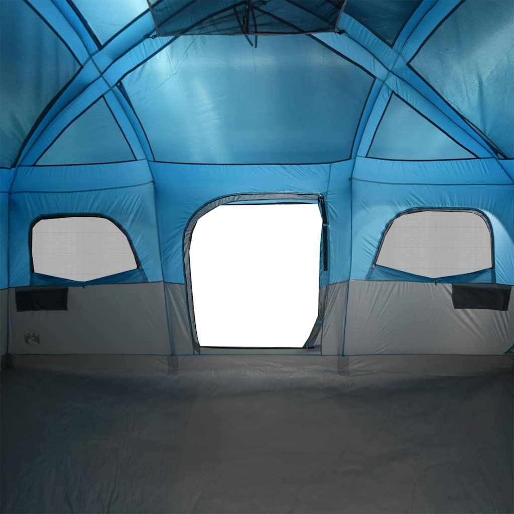 vidaXL Family Tent Cabin 9-Person Blue Waterproof