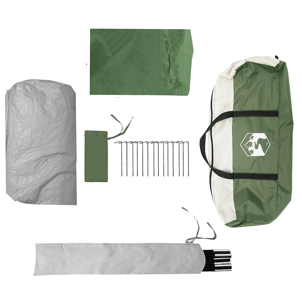 vidaXL Family Tent Tipi 8-Person Green Waterproof