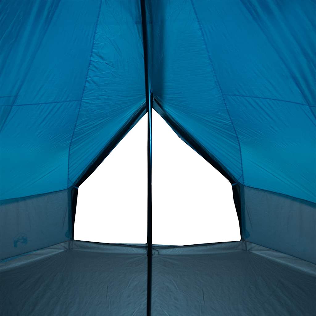 vidaXL Family Tent Tipi 8-Person Blue Waterproof