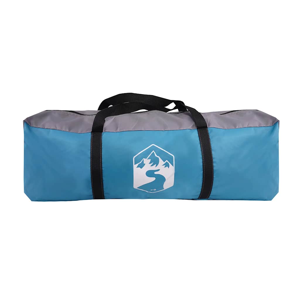 vidaXL Family Tent Tipi 12-Person Blue Waterproof