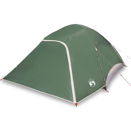 vidaXL Family Tent Dome 6-Person Green Waterproof