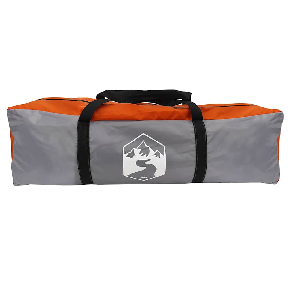 vidaXL Family Tent Dome 6-Person Grey Waterproof