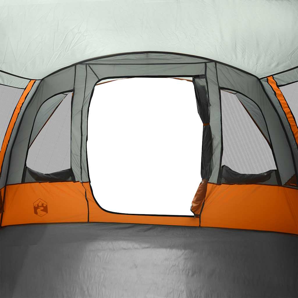 vidaXL Family Tent Tunnel 8-Person Grey Waterproof