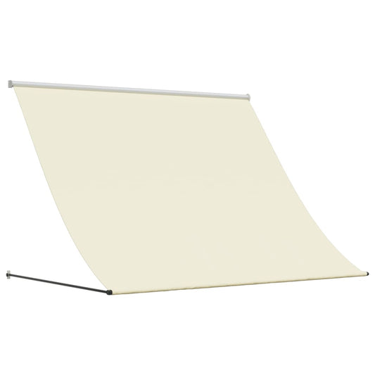 vidaXL Retractable Awning Cream 250x150 cm Fabric and Steel