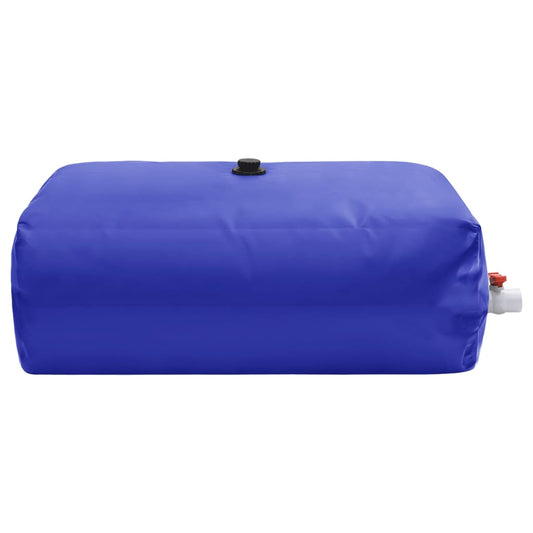 vidaXL Water Tank with Tap Foldable 1000 L PVC