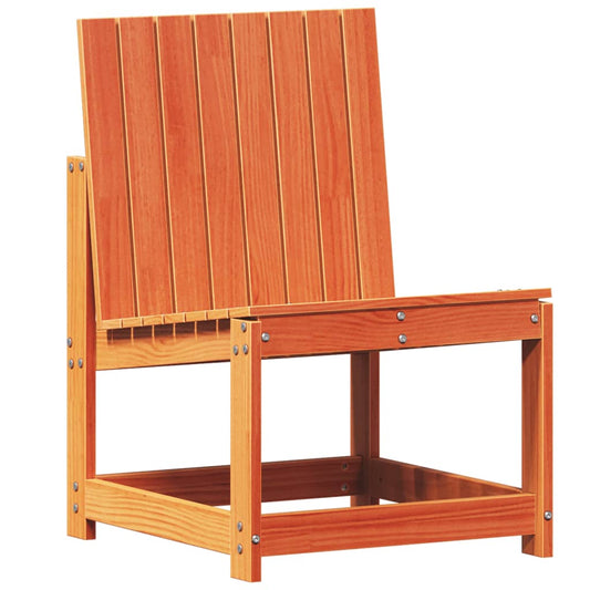 vidaXL Garden Chair Wax Brown 50,5x55x77 cm Solid Wood Pine