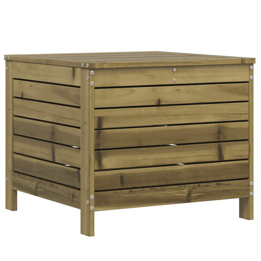 vidaXL Garden Footstool | Natural wood | Impregnated pinewood | Standard