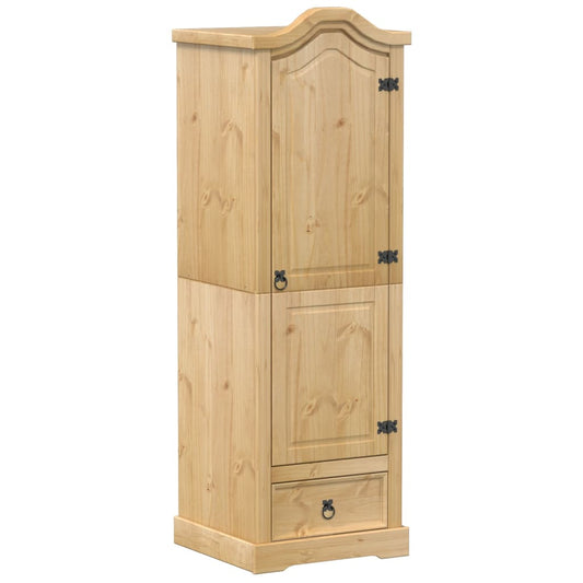 vidaXL Wardrobe "Corona" 55x52x170 cm Solid Wood Pine
