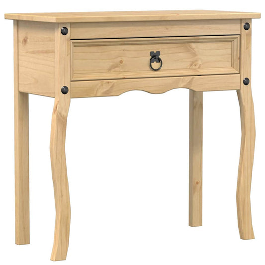 vidaXL Console Table "Corona" 73x35x73 cm Solid Wood Pine