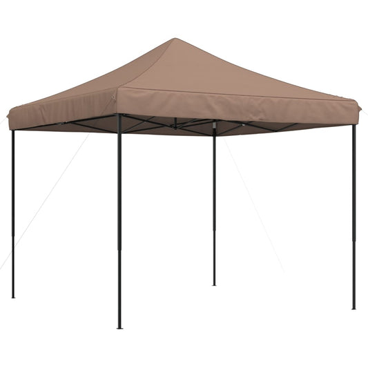 vidaXL Foldable Party Tent Pop-Up Brown 292x292x315 cm