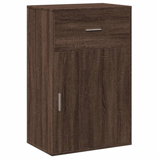 vidaXL Storage Cabinet Brown Oak 56,5x39x90 cm Engineered Wood