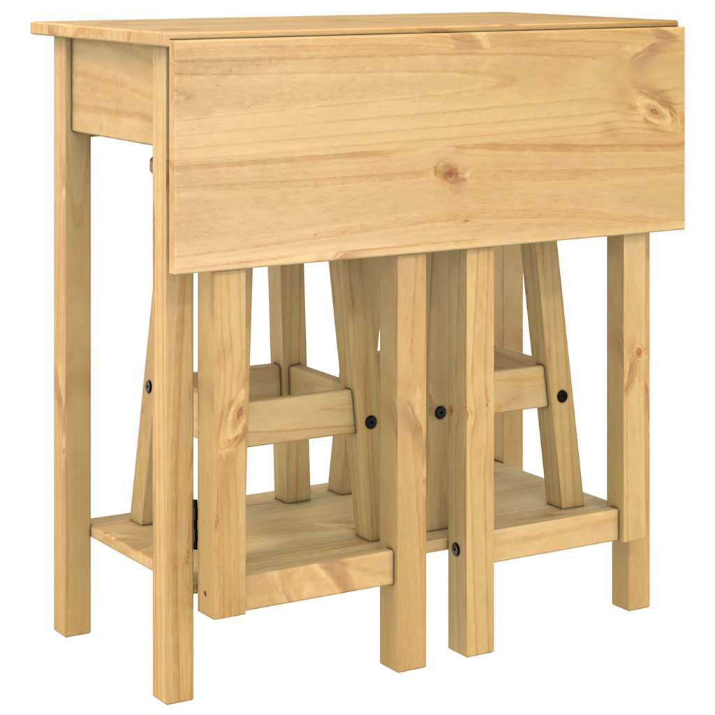vidaXL 3 Piece Bar Set Solid Wood Pine
