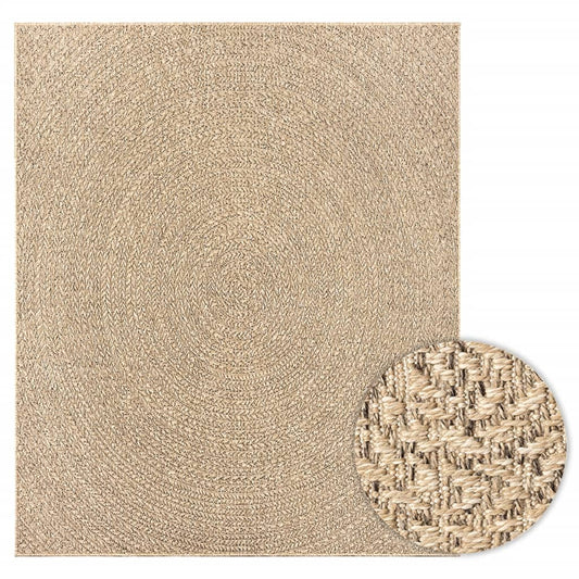 vidaXL Rug ZIZUR 240x340 cm Jute Look Indoor and Outdoor