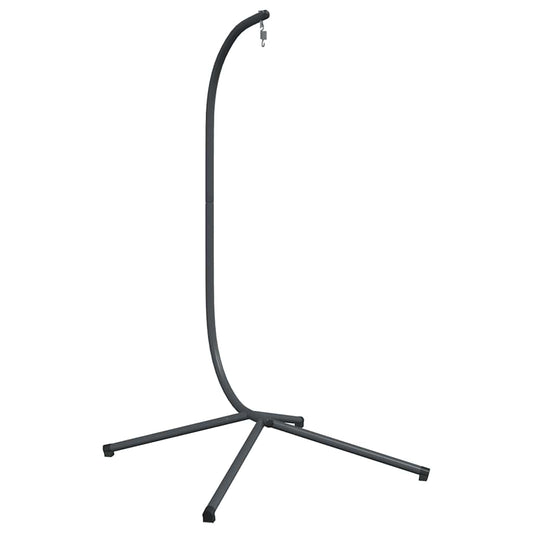 vidaXL Hanging Egg Chair Stand without Basket Anthracite Steel (Only Standing Base)