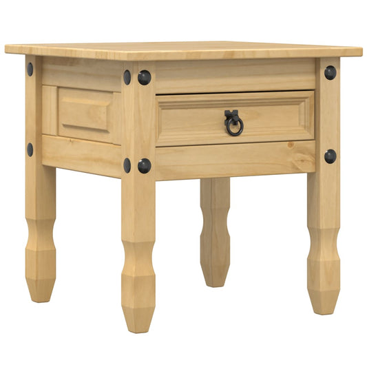 vidaXL Side Table "Corona" 50x50x50 cm Solid Wood Pine