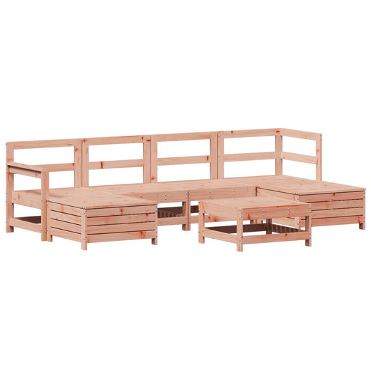 vidaXL 7 Piece Garden Sofa Set Solid Wood Douglas Fir