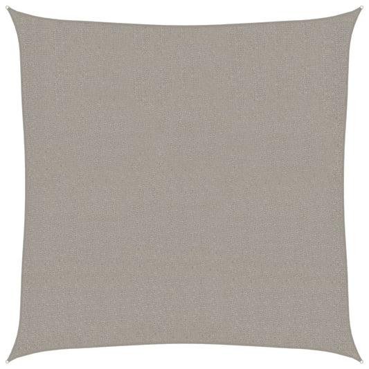vidaXL Sunshade Sail 160 g/m² Square Light Grey 3x3 m HDPE