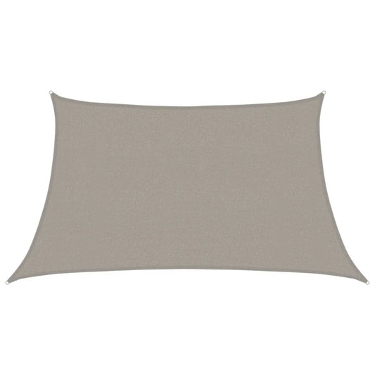 vidaXL Sunshade Sail 160 g/m² Trapezium Light Grey 3/4x2 m HDPE