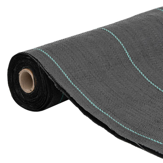 vidaXL Weed Membrane Black 0.5x100 m PP