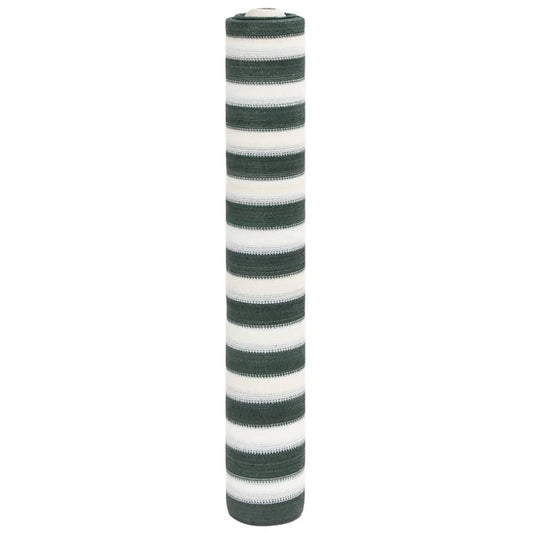 vidaXL Privacy Net Green and White 1,5x10 m HDPE 195 g/m²