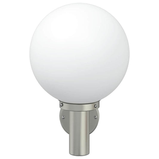 vidaXL Outdoor Wall Light Silver 28 x 25 x 38 cm