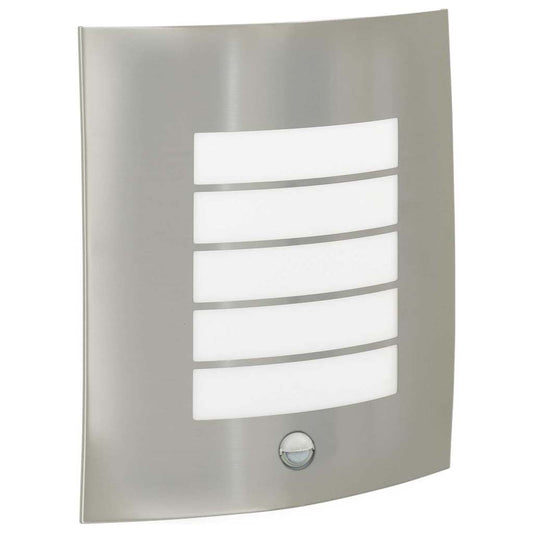 vidaXL Outdoor Wall Light Silver 23.5 x 9 x 26 cm