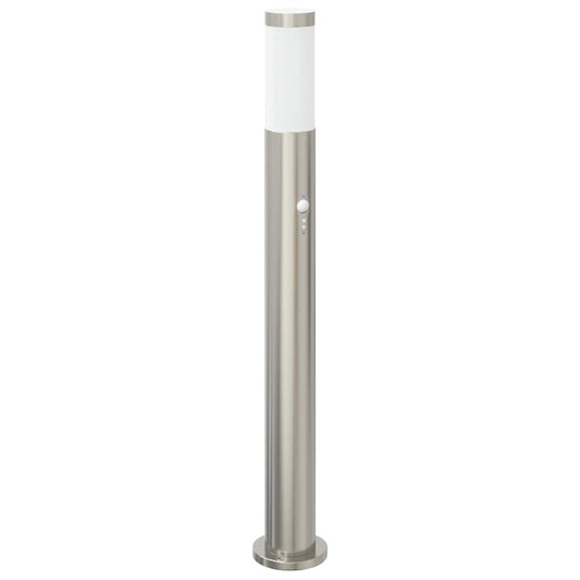 vidaXL Bollard Light with Sensor 80 cm Stainless Steel IP44