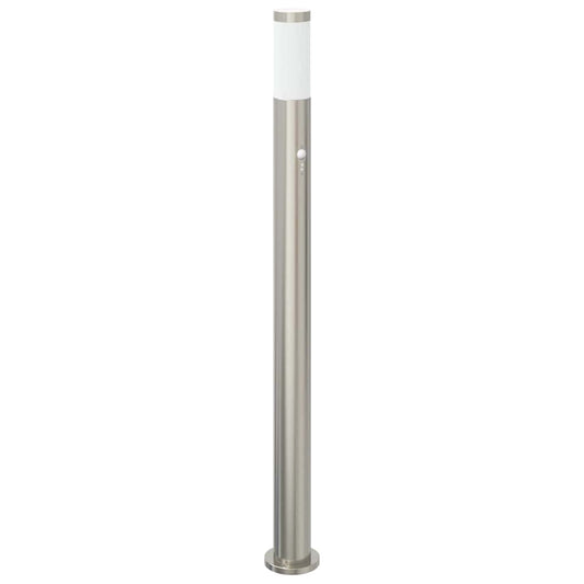 vidaXL Bollard Light with Sensor 110 cm Stainless Steel IP44