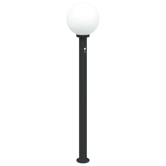 vidaXL Bollard Light with Sensor 120 cm Black IP44