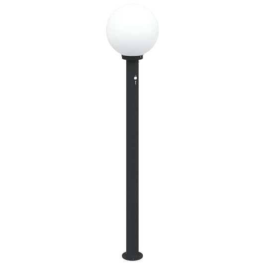 vidaXL Bollard Light with Sensor 120 cm Black IP44