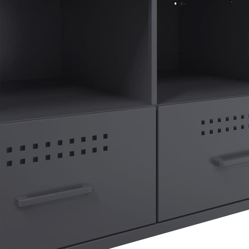vidaXL TV Cabinet Anthracite 68x39x50,5 cm Steel