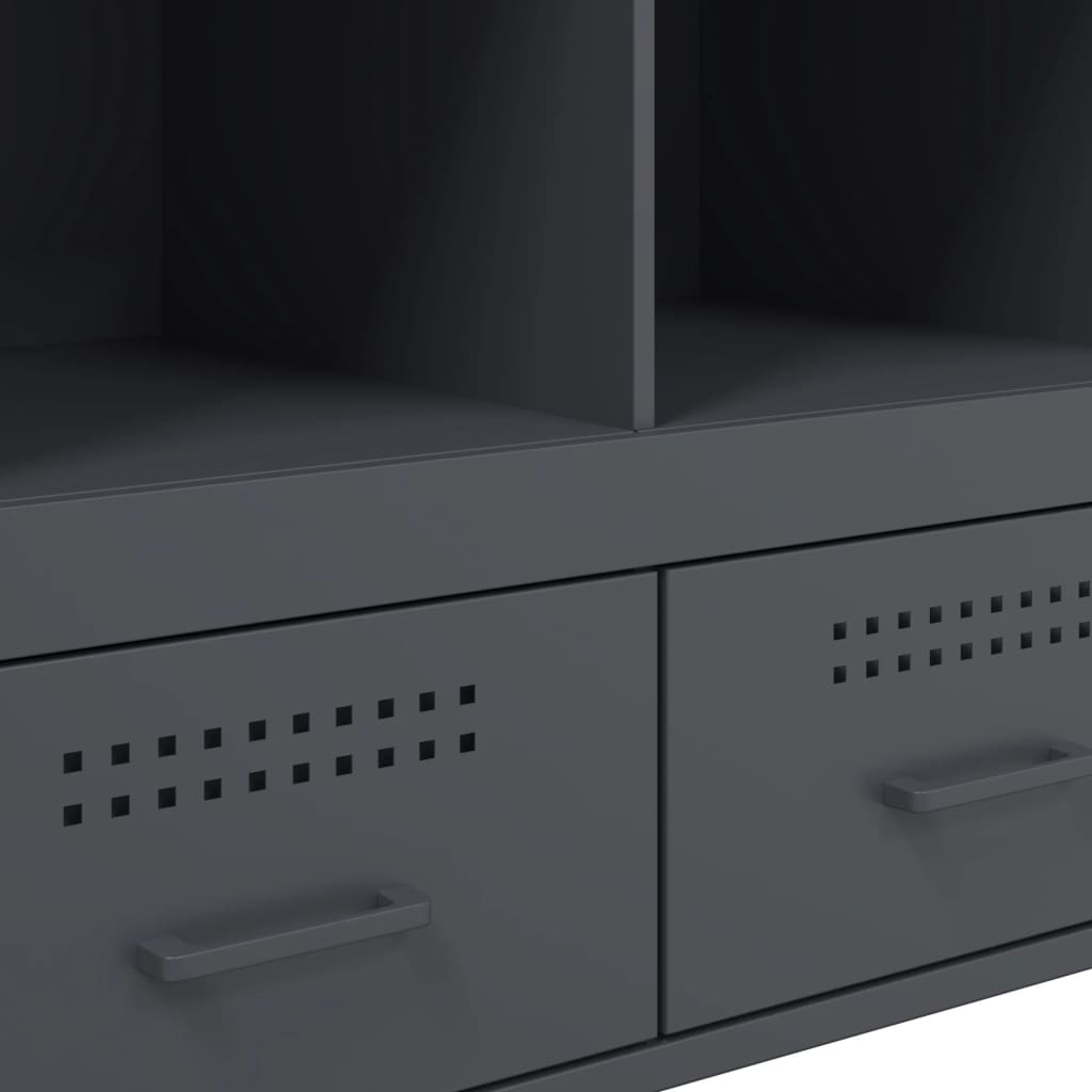 vidaXL Highboard Anthracite 68x39x101,5 cm Steel